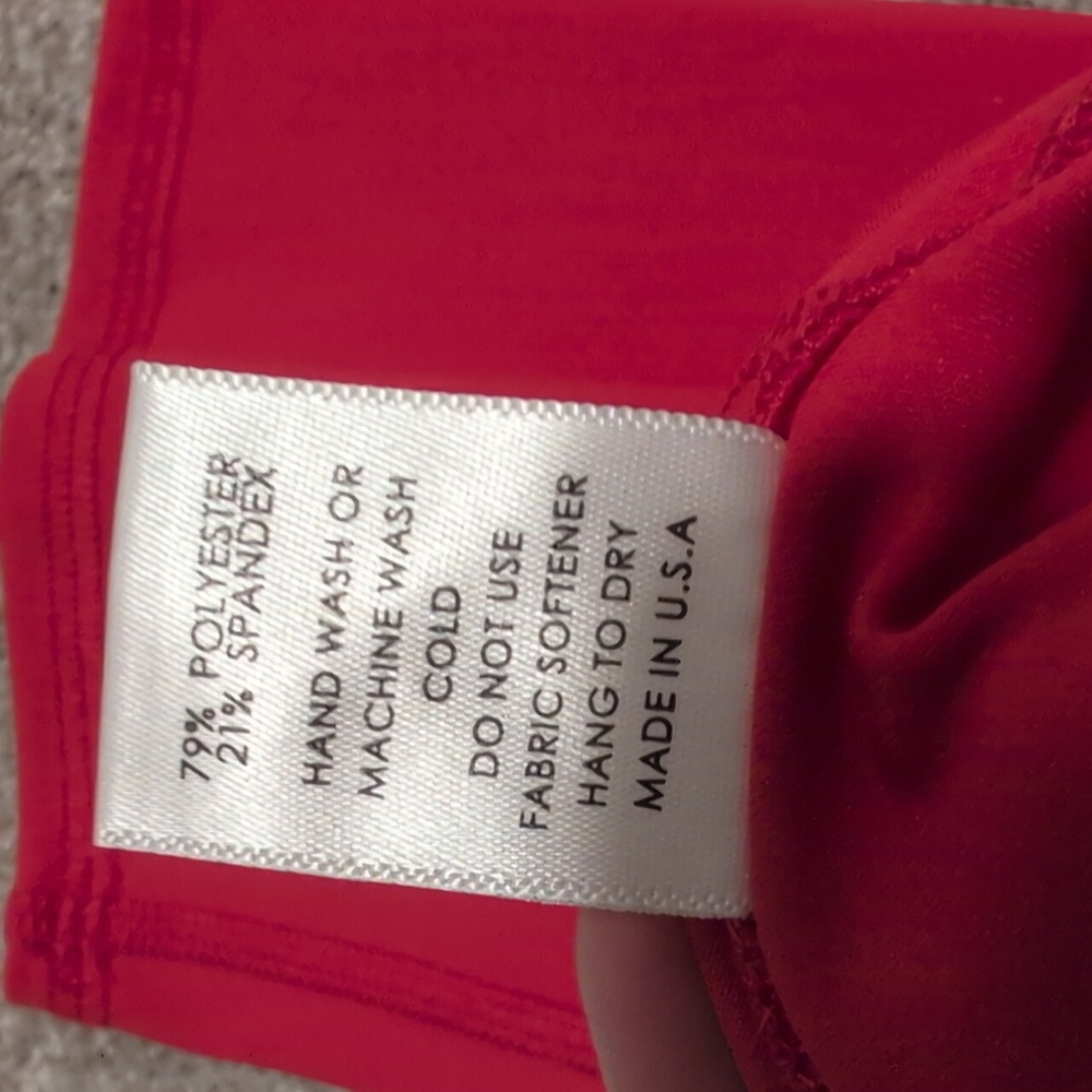 Five Red Dance Leggings - Picture 6 of 6